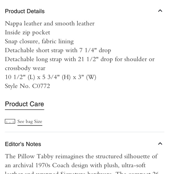 Coach Pillow Tabby Bag 26 - Picture 11 of 11